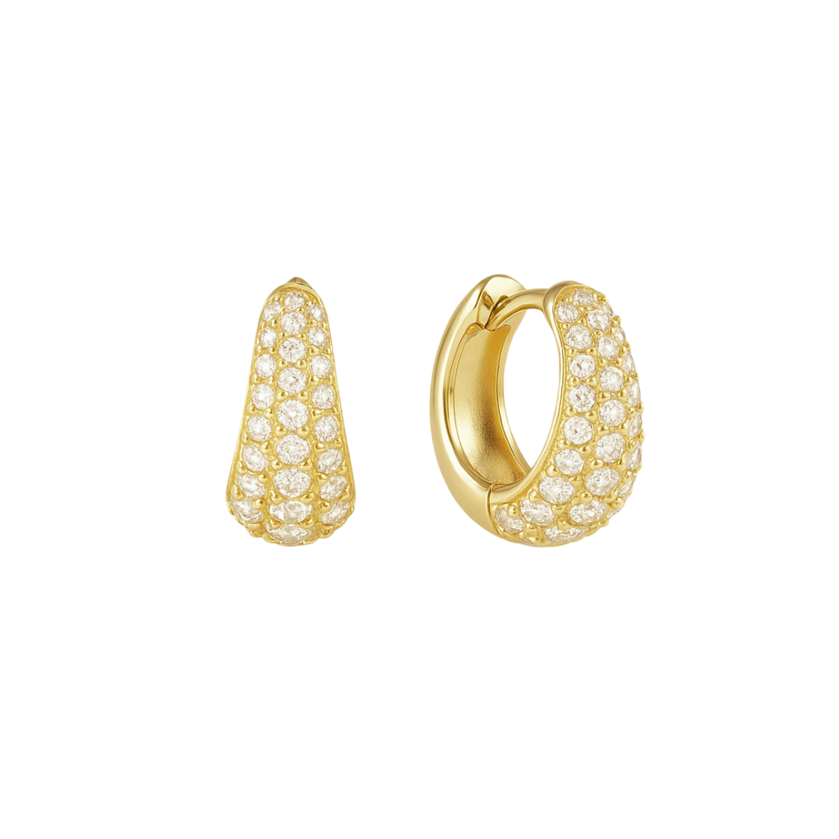 Sparkle Drop Hoops