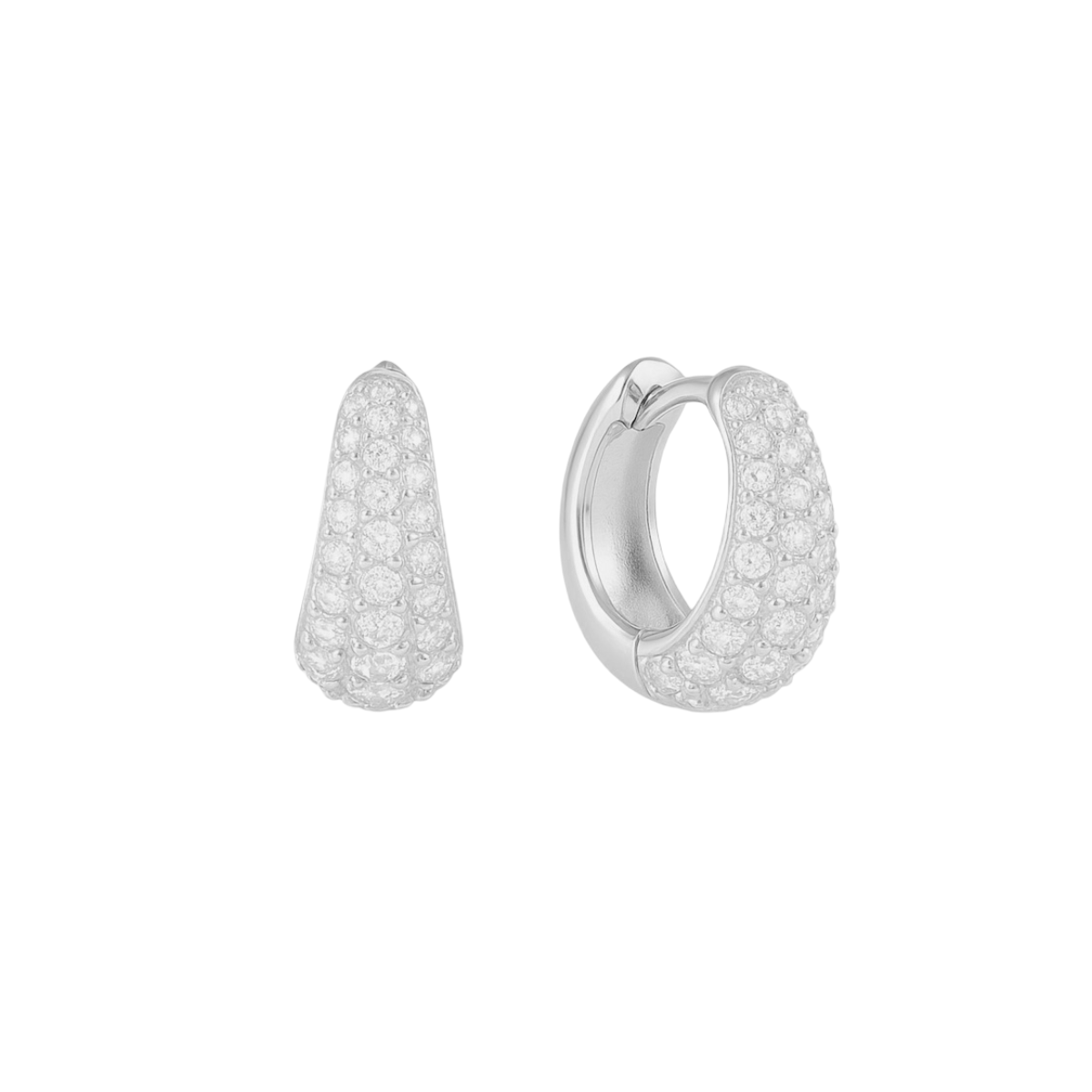 Sparkle Drop Hoops