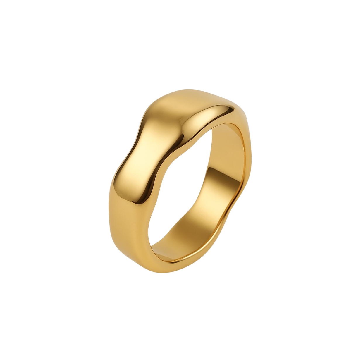 Wave Bold Ring