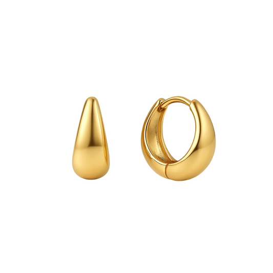 Drop Hoop Earrings