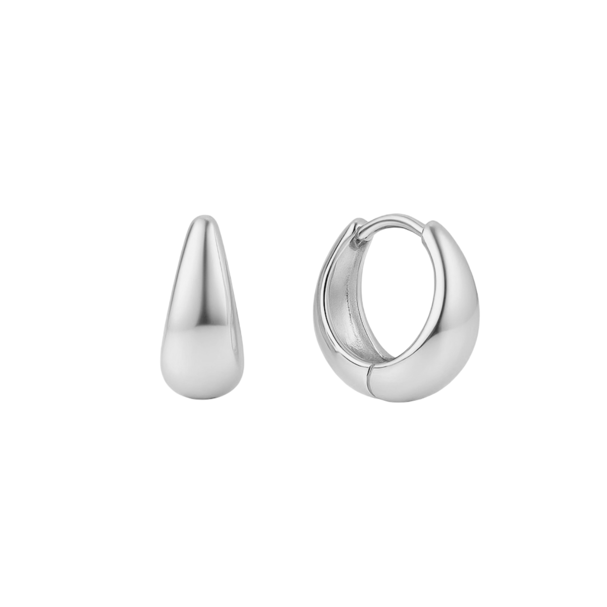 Drop Hoop Earrings