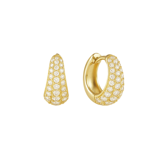 Sparkle Drop Hoops