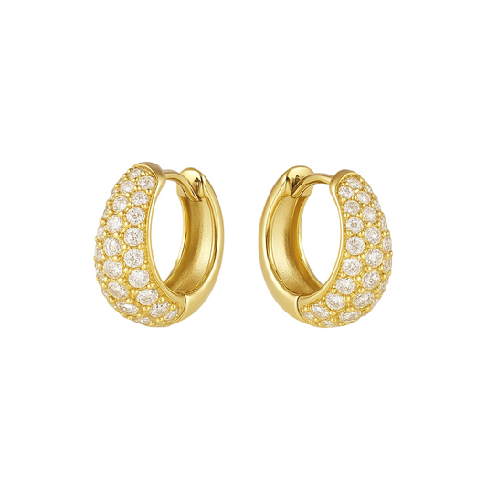 Sparkle Drop Hoops