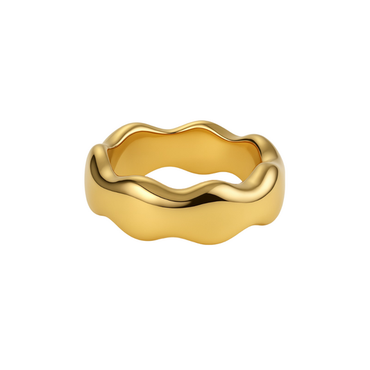 Wave Bold Ring